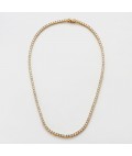 Necklace | Dani Tennis Necklace | Gold
