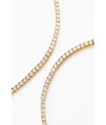 Necklace | Dani Tennis Necklace | Gold