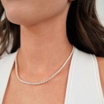 Necklace | Dani Tennis Necklace | Gold Necklace | Dani Tennis Necklace | Gold
