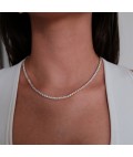 Necklace | Dani Tennis Necklace | Gold