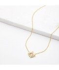 Necklace | Chloe | Morganite | Gold Necklace | Chloe | Morganite | Gold
