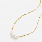 Mini Necklace | Mini Pearl | Gold