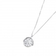 Necklace | Luna Pendant Necklace | Silver Necklace | Luna Pendant Necklace | Silver