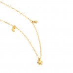 Necklace | Luna Charm Necklace | Gold