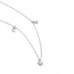 Necklace | Luna Charm Necklace | Sivler