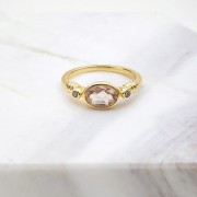 Ring | Chloe | Morganite | Size 7