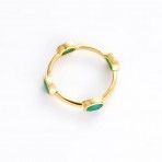 Ring | Lucy | Beryl Emerald | Size 8 Ring | Lucy | Beryl Emerald | Size 8